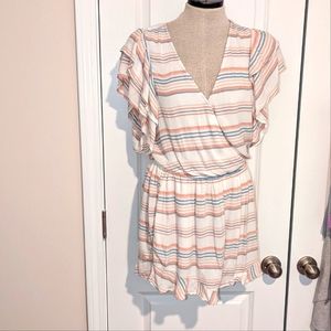American Eagle Outfitters Women's M Striped Romper Shorts Lined -296